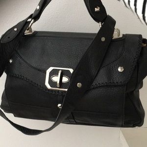 OR by ORYANY large black pebbled leather bag -NWOT